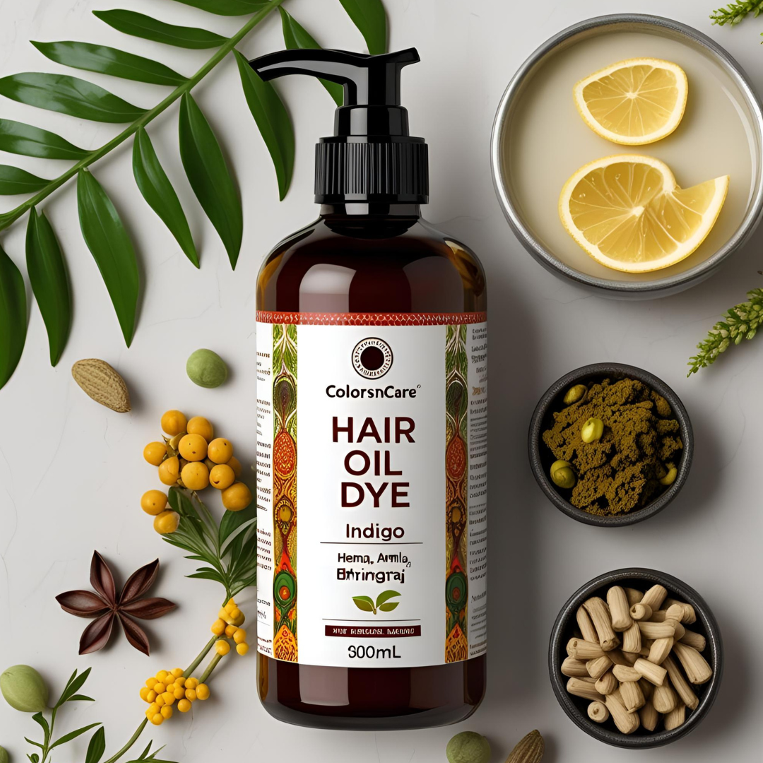 ColorsnCare Herbal Hair Oil Dye